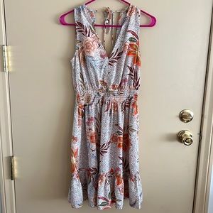 Lovestitch Floral Dress with Ruffle